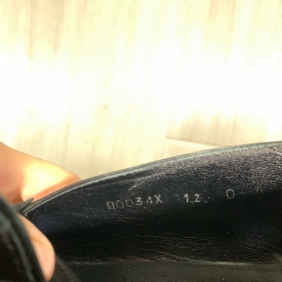 Ermeneglido‎ Zegna size 12 Black Leather Insignia Loafers main image 5